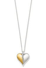 Precious Heart Two Tone Necklace