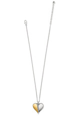 Precious Heart Two Tone Necklace