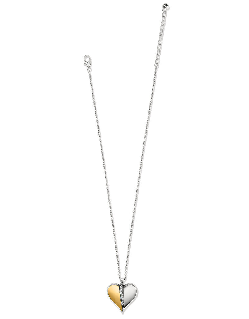 Precious Heart Two Tone Necklace