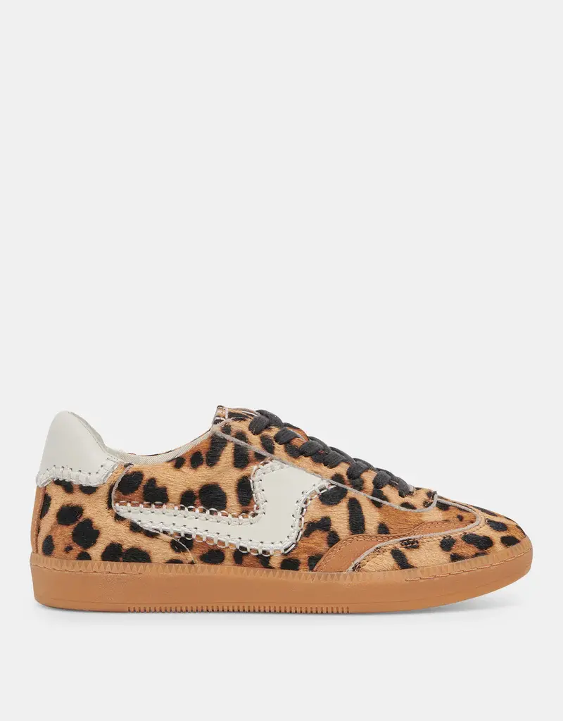 J.HOFFMAN'S Notice Stitch Sneaker - Leopard Calf Hair