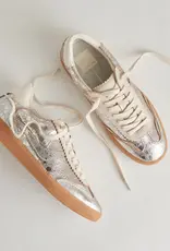 J.HOFFMAN'S Notice Sneaker - Silver Distressed Leather