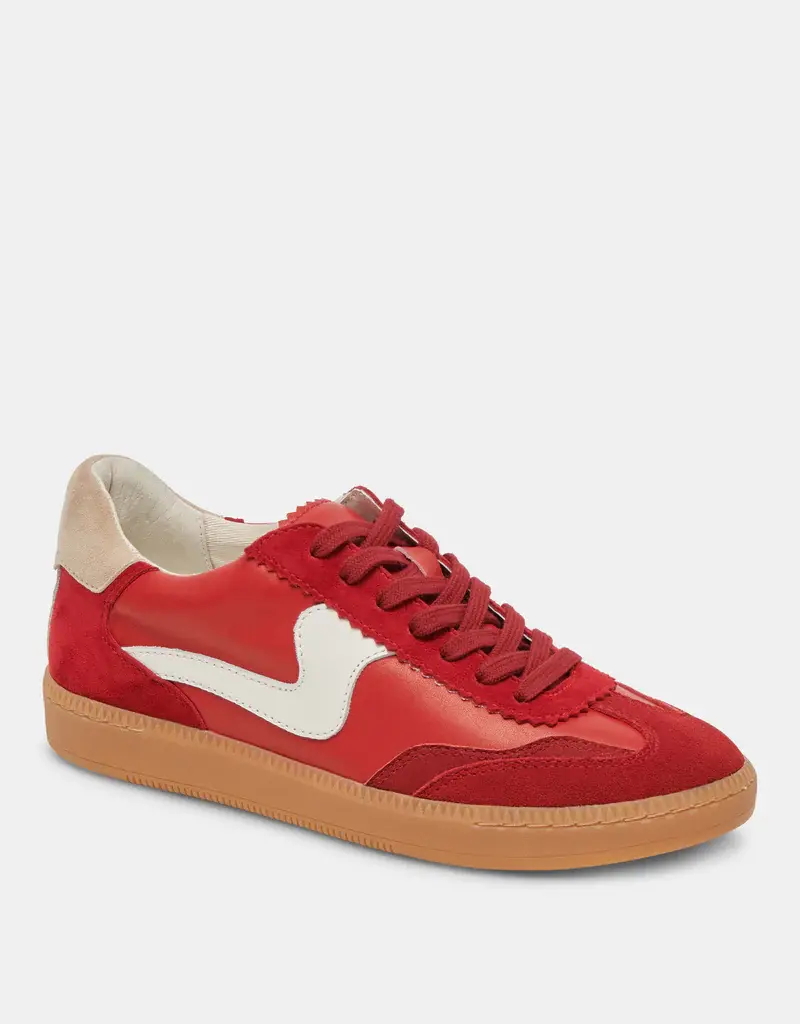 J.HOFFMAN'S Notice Sneaker - Crimson Suede