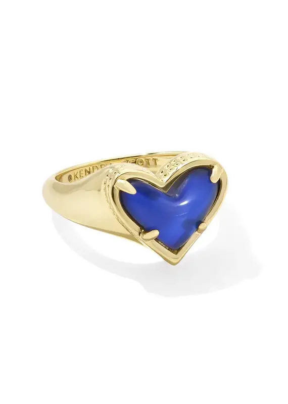 KENDRA SCOTT Framed Ari Heart Band Ring