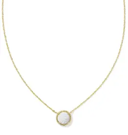 KENDRA SCOTT Volleyball Pendant Necklace