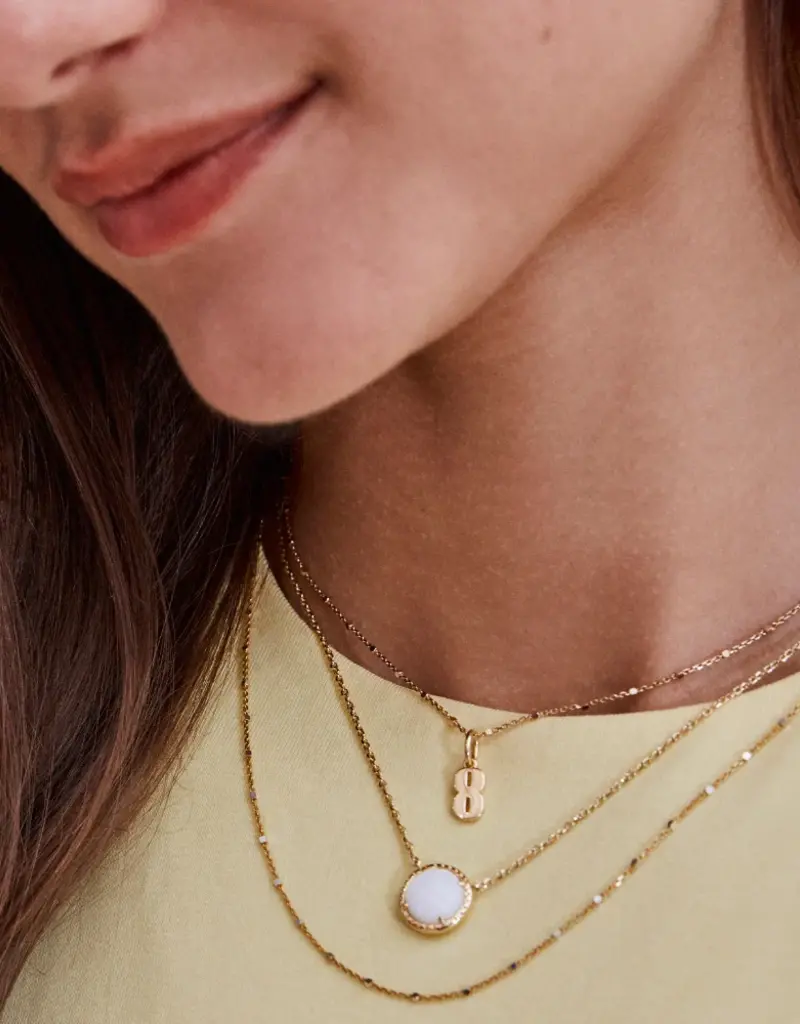 KENDRA SCOTT Volleyball Pendant Necklace