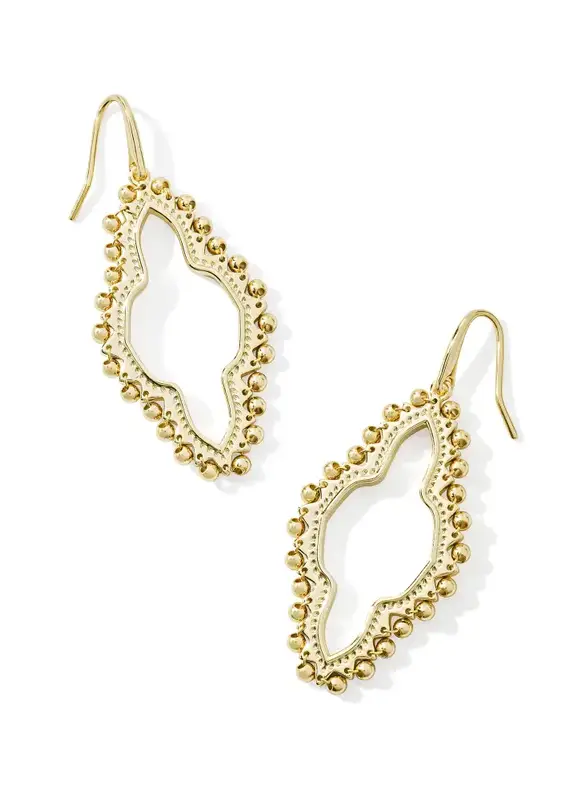 KENDRA SCOTT Abbie Beaded Open Frame Earring