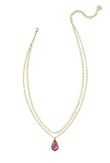 KENDRA SCOTT Camry Enamel Frame Multi-Strand Necklace