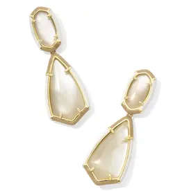 KENDRA SCOTT Camry Enamel Framed Statement Earring