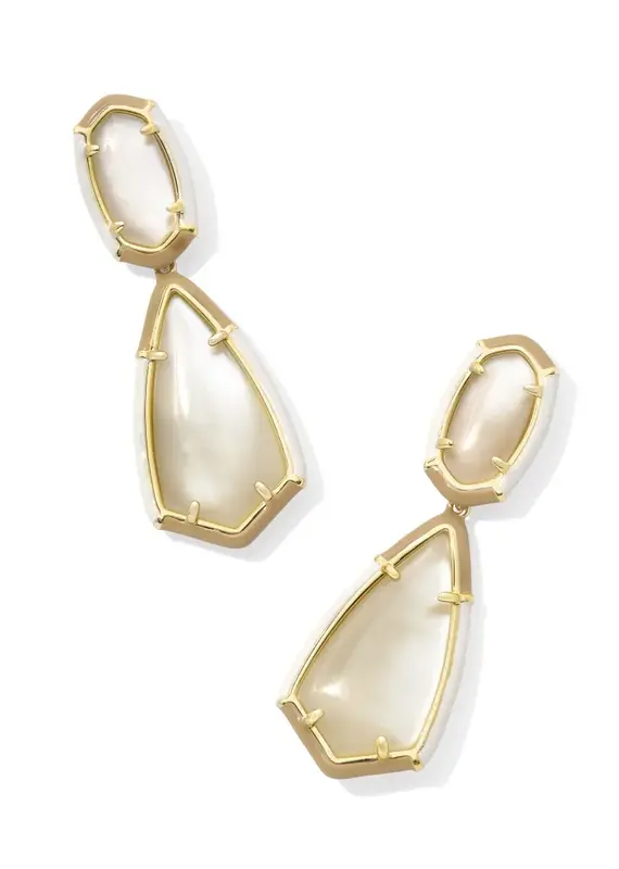 KENDRA SCOTT Camry Enamel Framed Statement Earring