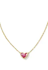 KENDRA SCOTT Framed Ari Heart Pendant Necklace