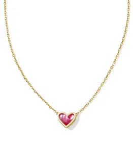 KENDRA SCOTT Framed Ari Heart Pendant Necklace