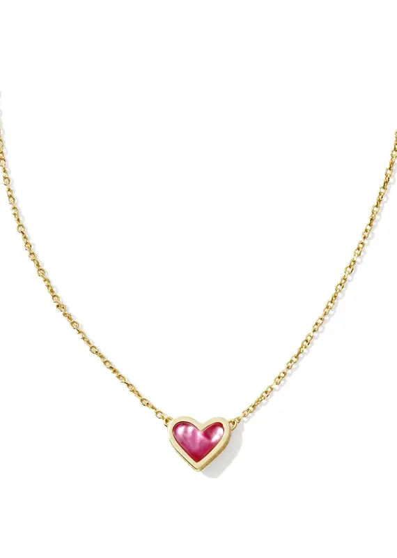 KENDRA SCOTT Framed Ari Heart Pendant Necklace