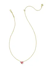 KENDRA SCOTT Framed Ari Heart Pendant Necklace