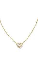 KENDRA SCOTT Framed Ari Heart Pendant Necklace