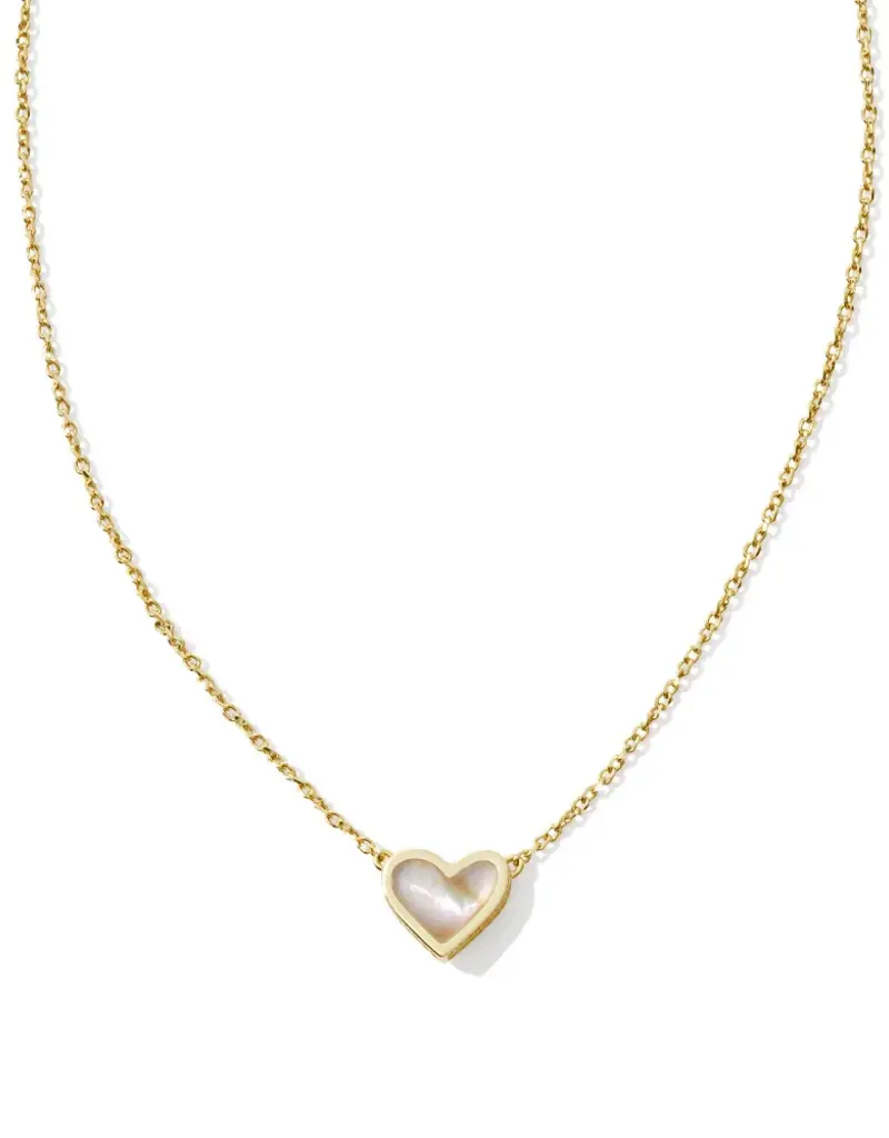 KENDRA SCOTT Framed Ari Heart Pendant Necklace