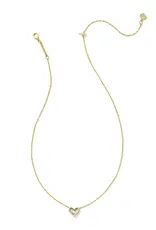 KENDRA SCOTT Framed Ari Heart Pendant Necklace