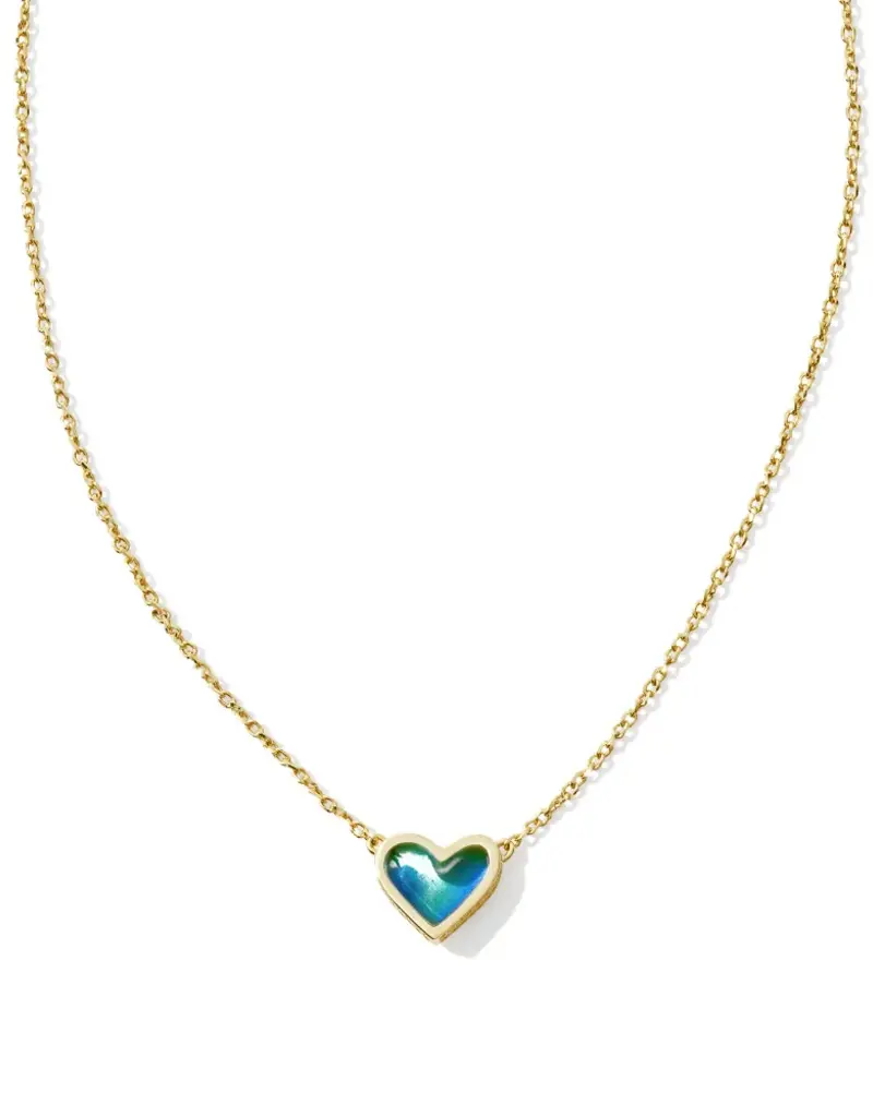 KENDRA SCOTT Framed Ari Heart Pendant Necklace