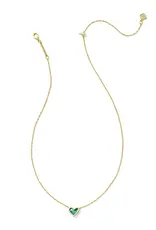 KENDRA SCOTT Framed Ari Heart Pendant Necklace