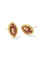 KENDRA SCOTT Football Stud Earring