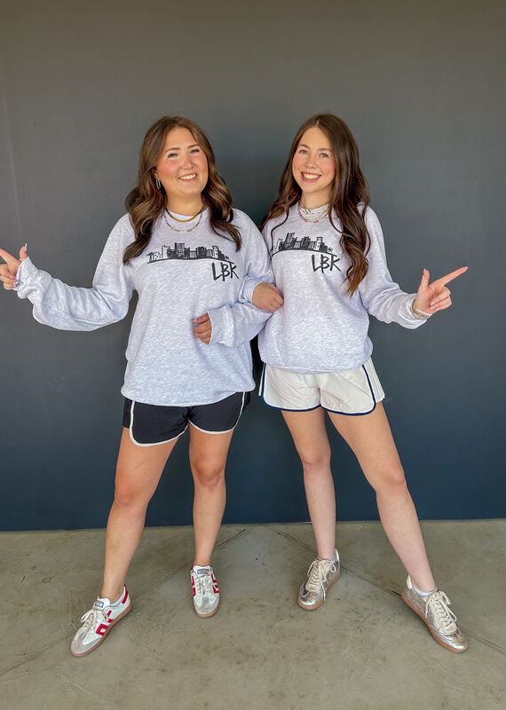 J.HOFFMAN'S **JHOFF ORIGINAL DESIGN** Lubbock Skyline Sketch Sweatshirt