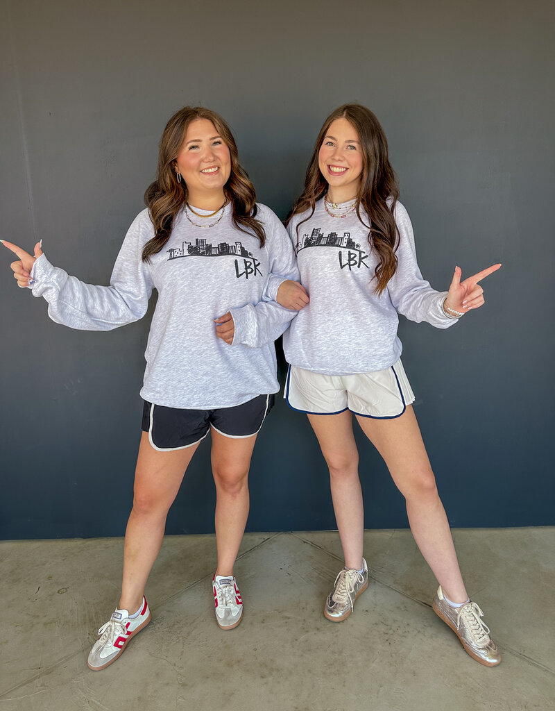 J.HOFFMAN'S **JHOFF ORIGINAL DESIGN** Lubbock Skyline Sketch Sweatshirt