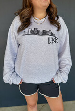 J.HOFFMAN'S **JHOFF ORIGINAL DESIGN** Lubbock Skyline Sketch Sweatshirt