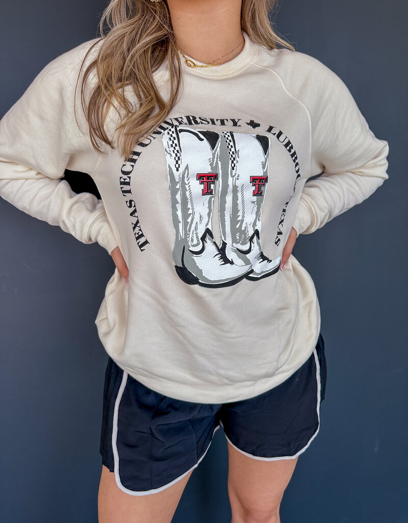 J.HOFFMAN'S - LICENSE **JHOFF ORIGINAL DESIGN** Rockin' Boots Sweatshirt