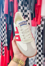 J.HOFFMAN'S Cloud Sneakers - White/Red