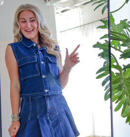 J.HOFFMAN'S Cropped Denim Vest w/ Pockets