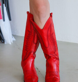 J.HOFFMAN'S Zayda Boots - Red