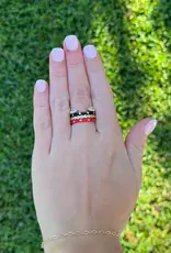 J.HOFFMAN'S Texas Tech 4 Ring Stack