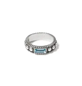 Pretty Tough Gem Ring in Blue Topaz