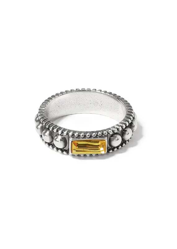 Pretty Tough Gem Ring in Light Topaz