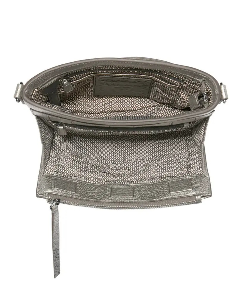 Jordyn Cross Body Organizer in Titanium