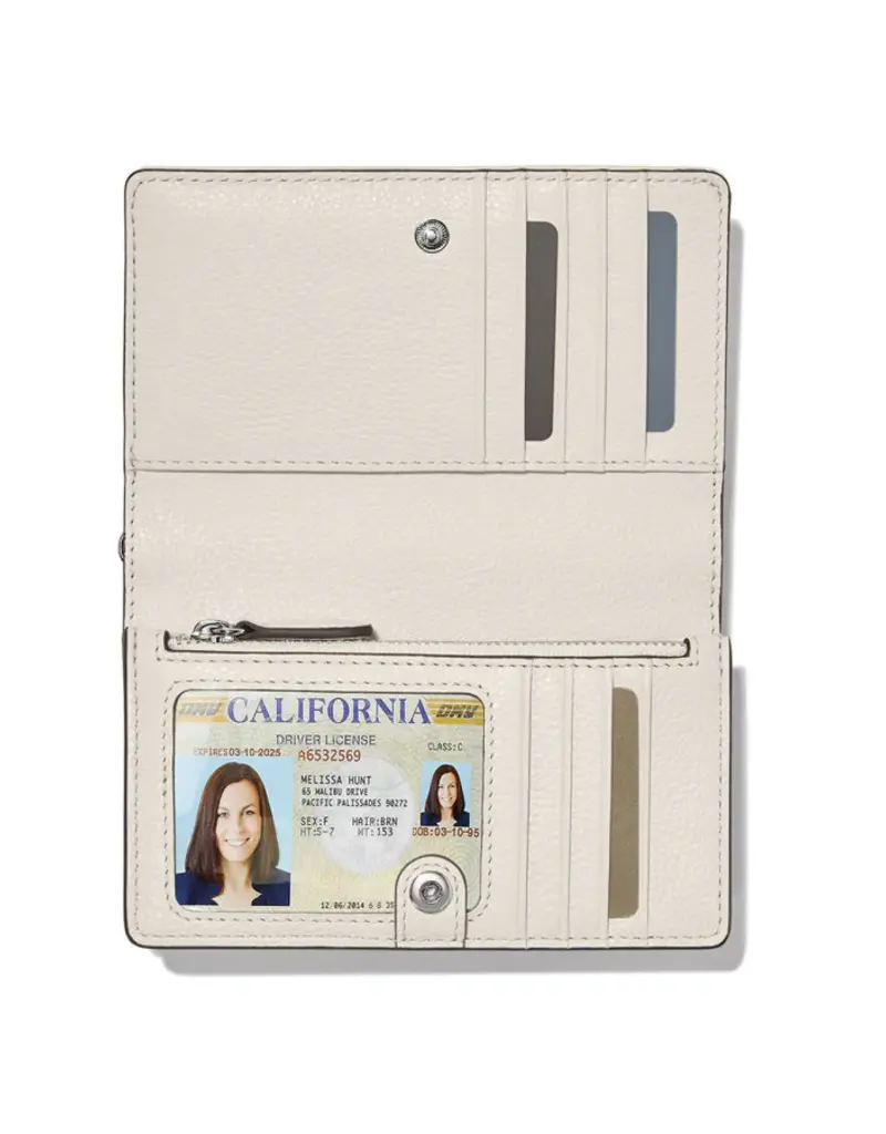Interlok Medium Wallet in Shoe White