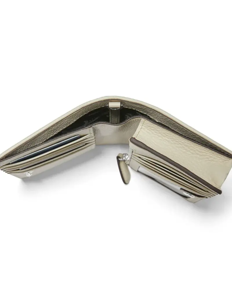 Interlok Medium Wallet in Shoe White