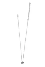 Enchanting Flower Necklace in Silver