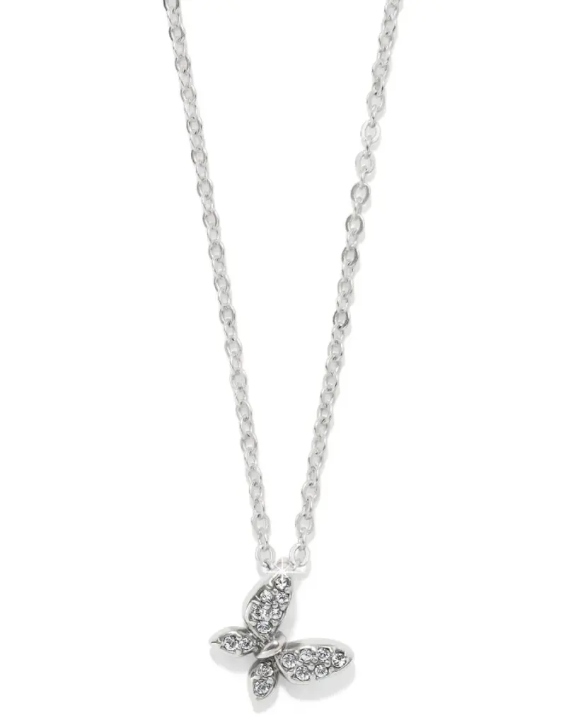 Enchanting Butterfly Necklace in Silver