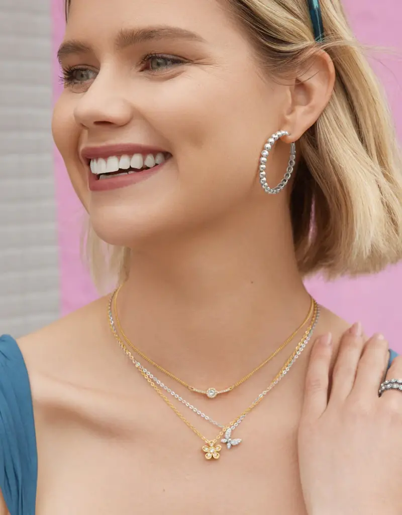 Enchanting Butterfly Necklace in Silver
