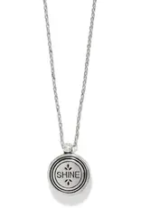 Mosaic Round Two Tone Necklace