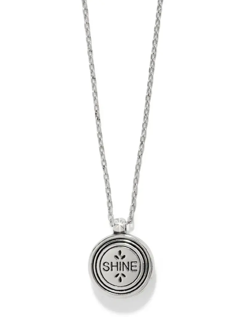 Mosaic Round Two Tone Necklace