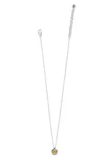 Mosaic Round Two Tone Necklace