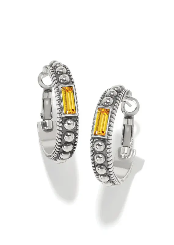 Pretty Tough Gem Hoop In Light Topaz