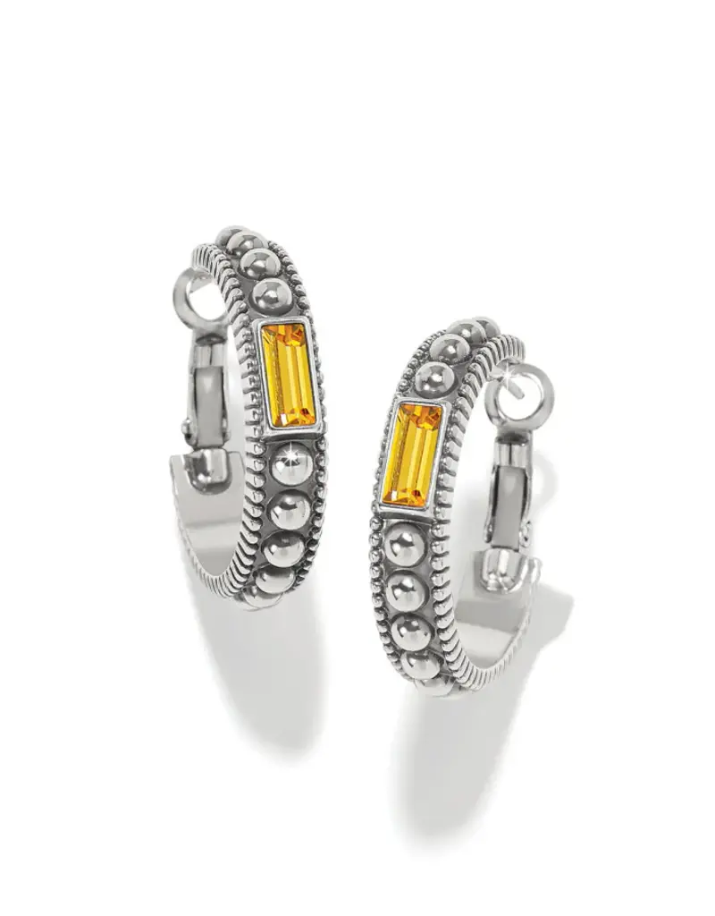 Pretty Tough Gem Hoop In Light Topaz