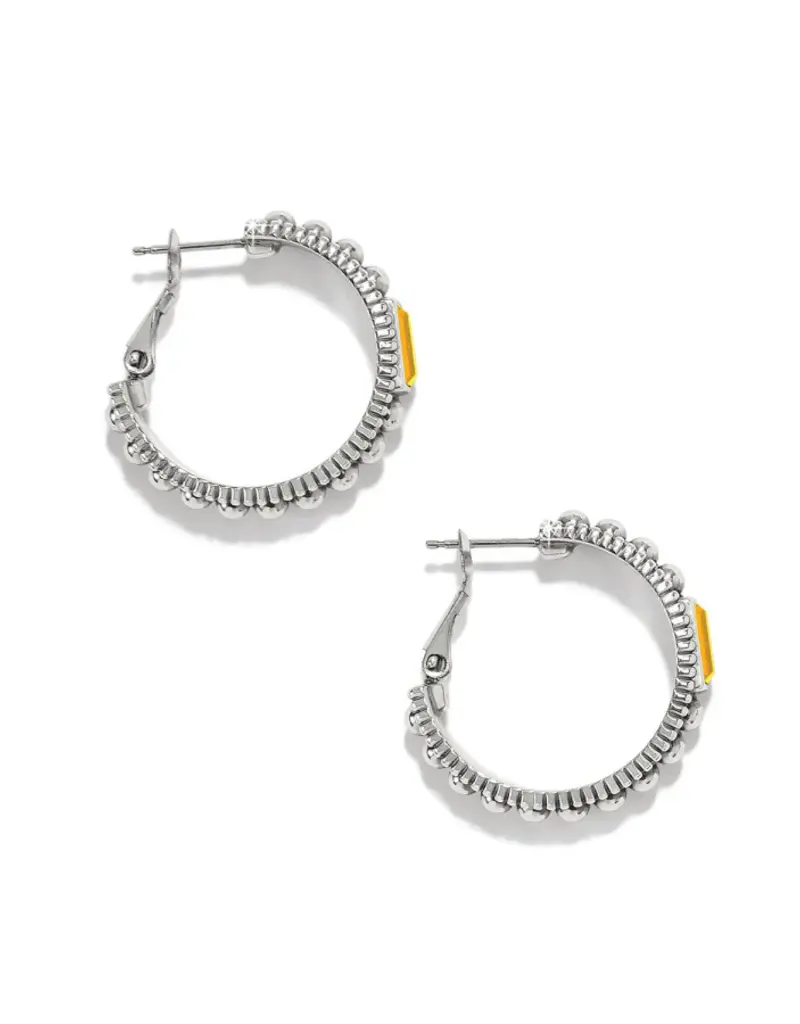 Pretty Tough Gem Hoop In Light Topaz