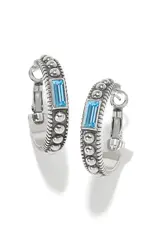 Pretty Tough Gem Hoop in Blue Topaz