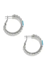 Pretty Tough Gem Hoop in Blue Topaz