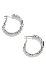 Pretty Tough Gem Hoop in Amethyst