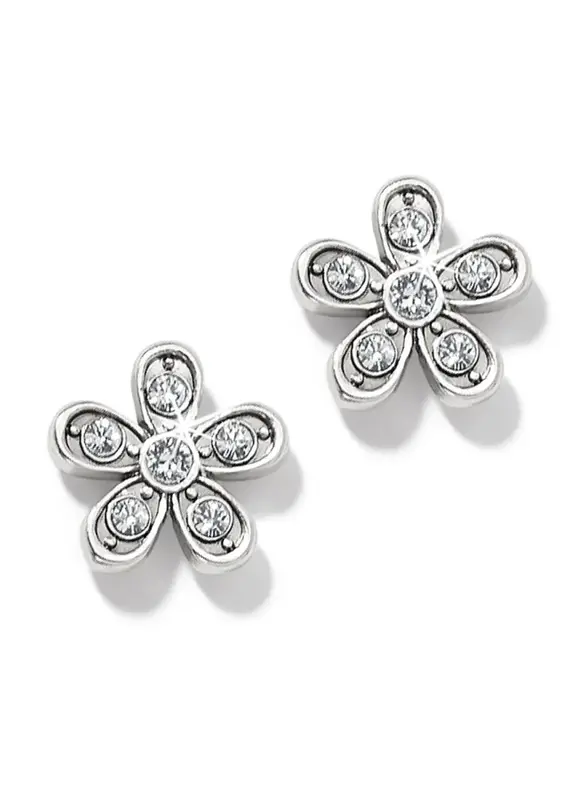 Enchanting Flower Post in Silver
