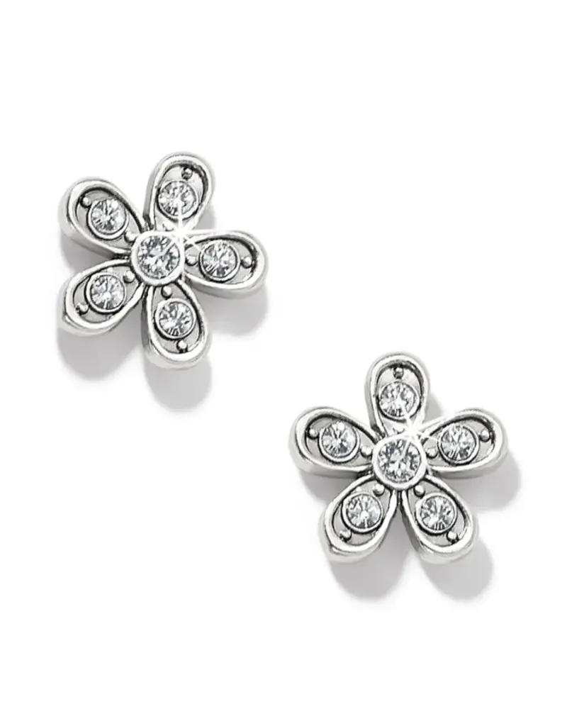 Enchanting Flower Post in Silver